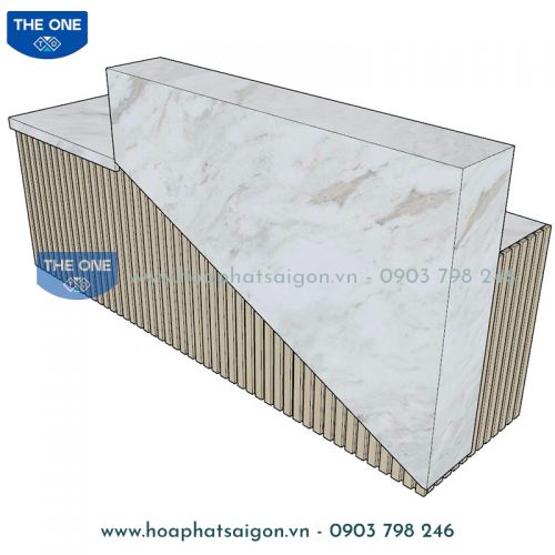 Quầy Lễ Tân Hiện Đại - Cao Cấp QLTCC104